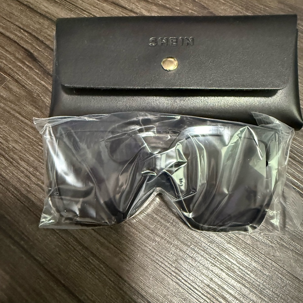 SHEIN Black Sunglasses with Case